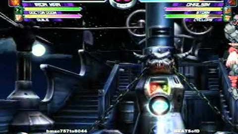MvC2 XBL ranked matches: BEATSofD (dhalsim-anakaris/storm-cyclops) vs. etc. pt.1