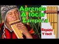 Aprende a tocar zampoñas en 20 minutos rápido y fácil