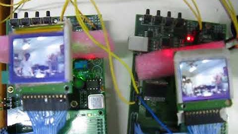 Transmitted real-time video by Zigbee