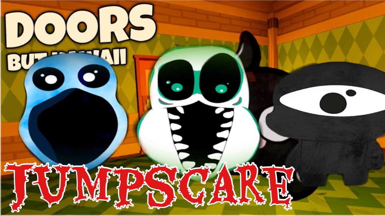 Doors But Kawaii All New Monsters Jumpscares Roblox 