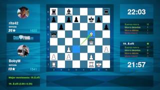 Chess Game Analysis: BobyM - rita42 : 1-0 (By ChessFriends.com)