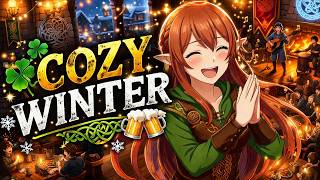 ❄️ Cozy Winter Tavern Music 🍻 Joyful Celtic Irish Folk with Female Vocals