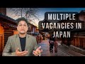 Multiple vacancies in Japan