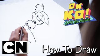 OK K.O.! Let's Be Heroes | How To Draw: Enid