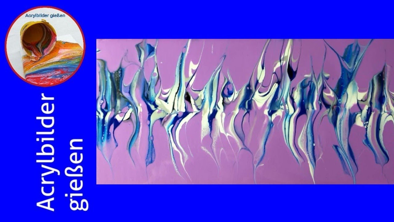 Pouring Acrylic deutsch: NEU - Ein Ghost Swipe - ENGLISH SUBTITLES!