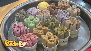 Ice Cream Roll Special  Korean Street Food