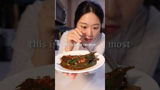 The most controversial banchan in Korea? #banchan #koreanfood #kimchi