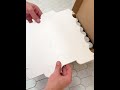 Transform Your Space with Fan Marble Peel & Stick Composite Wall Tiles #diy #homedecor #peelandstick