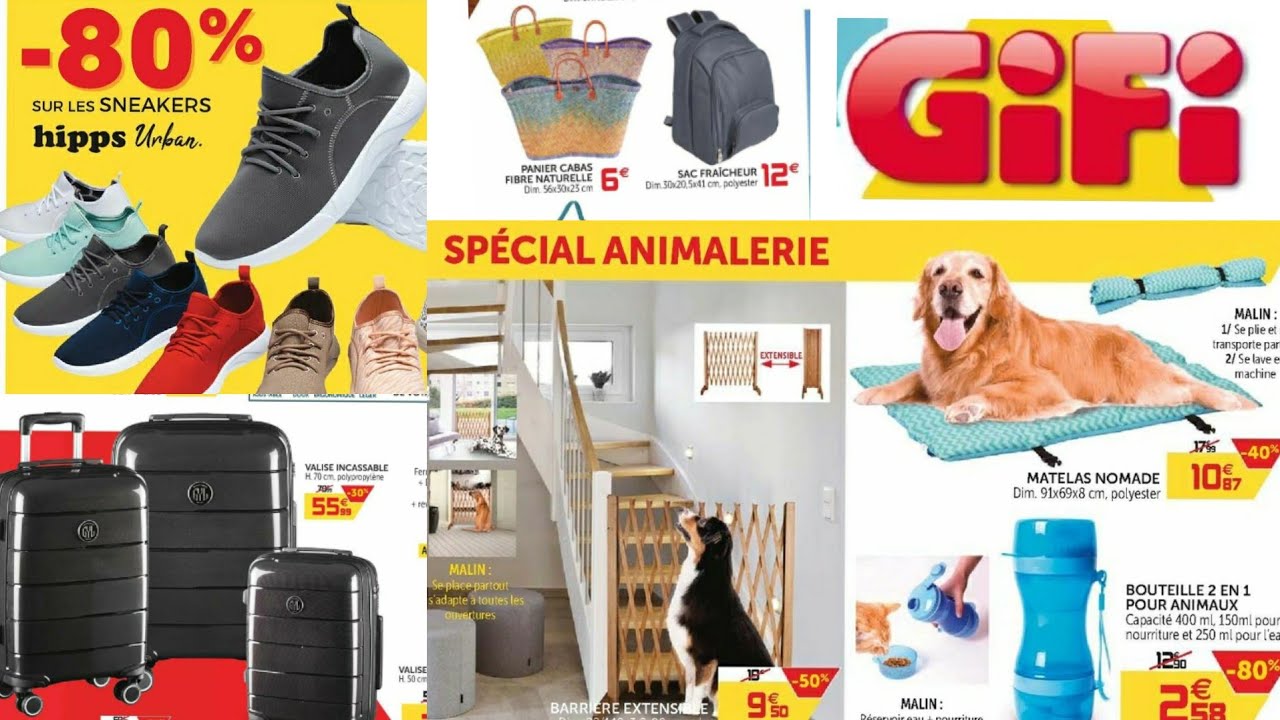 GIFI CATALOGUE DU - 11 AOUT 2020  SOLDES 80%  PROMO  PROFITEZ L'OCASSION HD