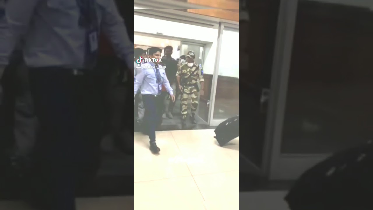 Dr. Rejith kumar DRK ARMY @cochin international airport