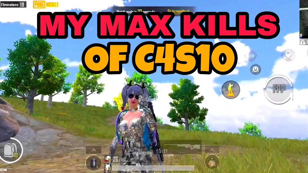 MAX KILLS OF C4S10 M19 RP 🔥 | MEOW YT | PUBGMOBILE
