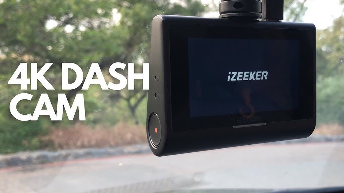 iZEEKER 4K Dual Dash Cam with WiFi GPS, 4k&1080p Dash Cam Front and Rear, 3'' IPS Touch Screen Car Camera with Sony Sensor Super Night Vision, Acciden