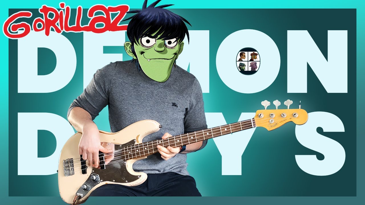 Every Bassline from Demon Days by Gorillaz! (with tabs)