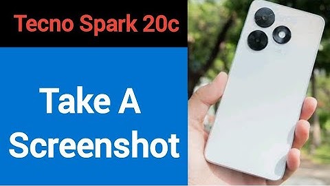 Tecno Spark 20c me screenshot Kaise len, how to take a screenshot