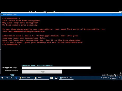 AppCheck Anti-Ransomware : HiddenBeer Ransomware (.beer) Block Video