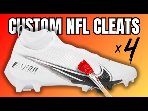Kansas City Chiefs Player Gets 4 One-of-a-Kind Custom Nike Cleats!