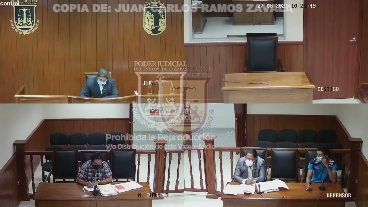 JU DR. JESÚS MEDINA CIGARROA- AUDIENCIA DE CONTROL JUDICIAL -RESPONSABILIDAD MÉDICA Y TÉCNICA.