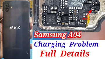 Samsung A04 Charging Problem Fixed Charging  not Showing After ON mobile.