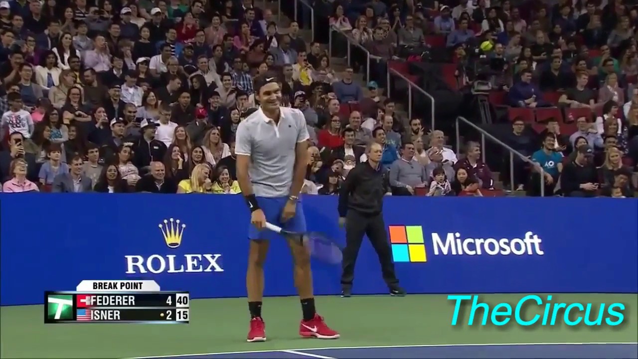 Part 1 - Best Exhibition Point by Roger Federer 2017