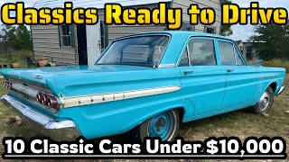 Classics Ready to Drive: Top 10 Classic Cars Under $10,000 for Sale by Owner on Craigslist Wealth