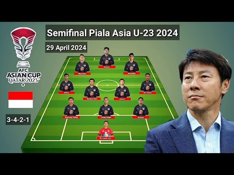 Semifinal Piala Asia U-23 2024 !! Prediksi Line Up Indonesia U-23 Formasi 3-4-2-1 Bersama Janner