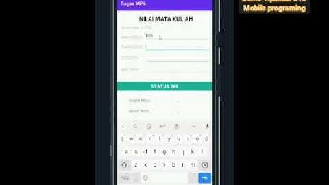 Demo Aplikasi Android studio