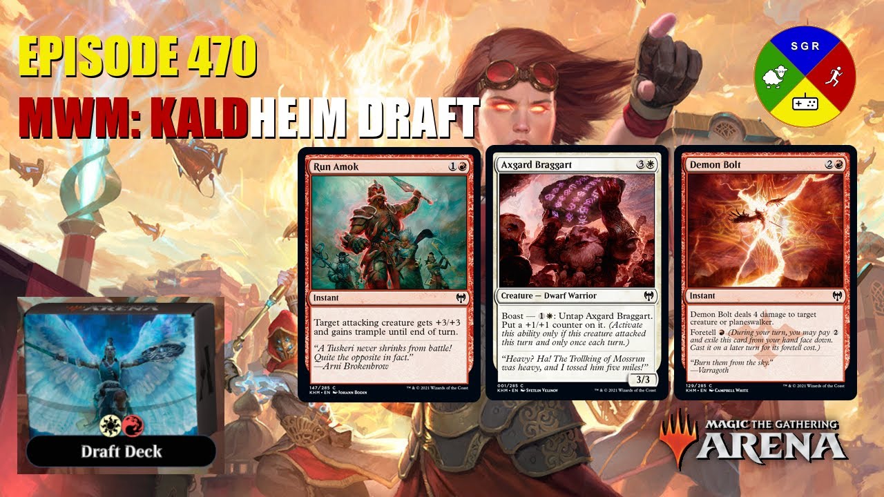 MTG Arena Run MWM Kaldheim Draft Trying to Outrace Rares with Aggro YouTube