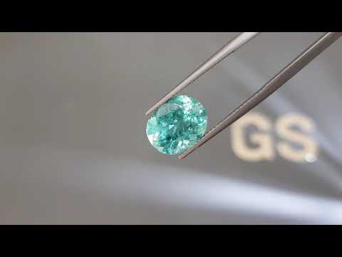 Neon blue Paraiba tourmaline oval cut 4.74 carats from Mozambique Video  № 2