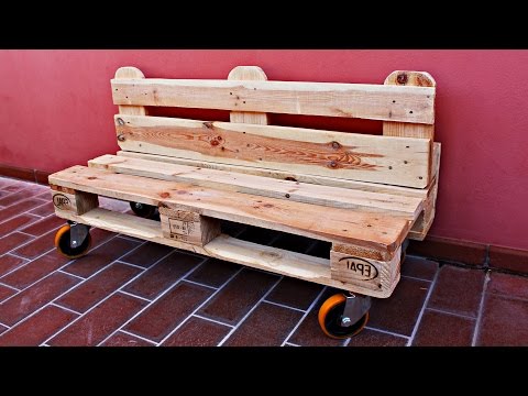 Pallet Design - Panchina Pallet Fai Da Te DIY