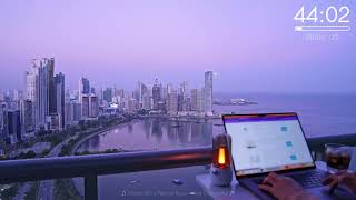 2 Hour Study with Me   Balcony Moon Rise   Pomodoro 50 10   Relaxing Lo Fi   Day 146