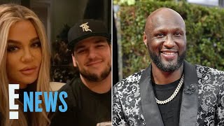 Lamar Odom REACTS to Khloé Kardashian’s Birthday Message to Rob Kardashian | E! News