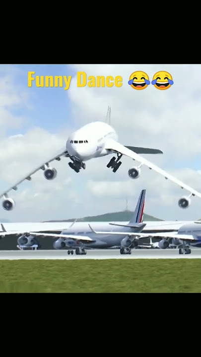 Plane Dancing With Bird || Plane Funny Dance. #shorts @Press2Go