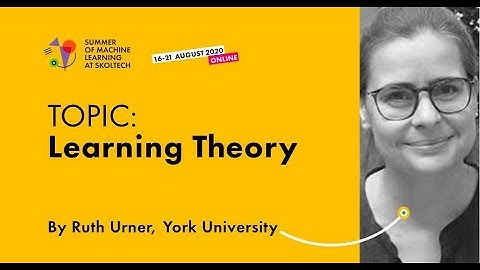 Learning Theory — RUTH URNER