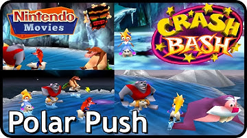 Crash Bash - Polar Push Tourney (2 Players, Free for All)