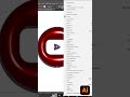 Illustrator - Logos en 3D redes sociales #youtubeshorts #shorts