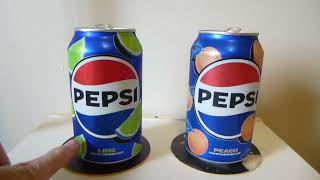 Whaaaat!! ((NEW)) Pepsi PEACH and Pepsi LIME review | Are you TEAM Peach or TEAM Lime?