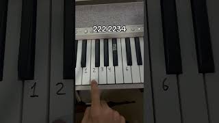 Blank space by Taylor Swift ❤️ simple piano tutorial #piano #tutorial #easy #taylorswift #blankspace