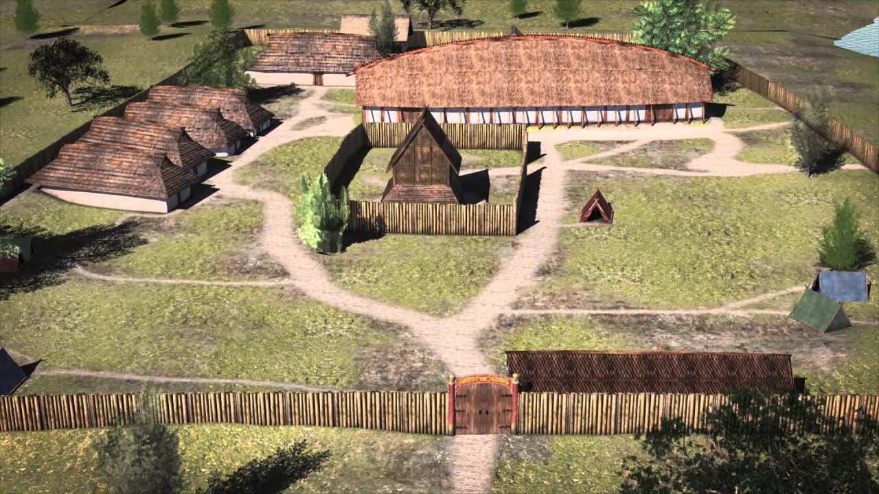 3D-animation of Tissø in The Viking Age