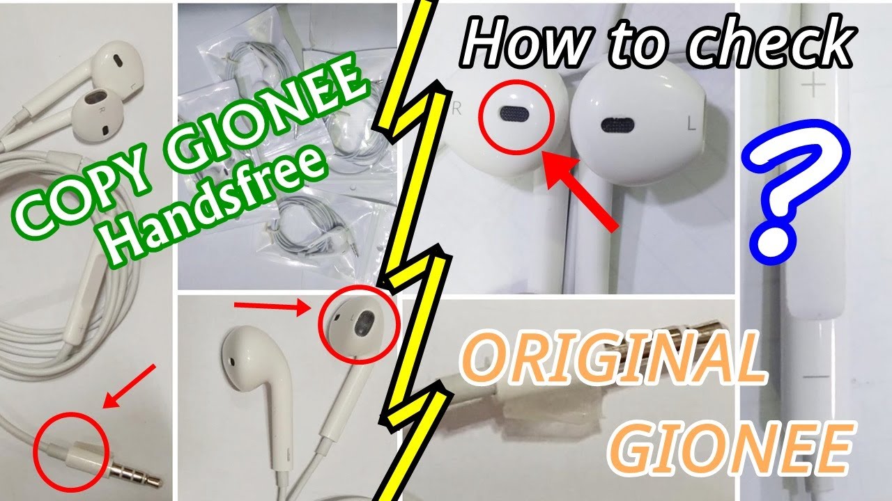 Gionee Original Handsfree vs Fake Gionee Handfree Wholesale Price in