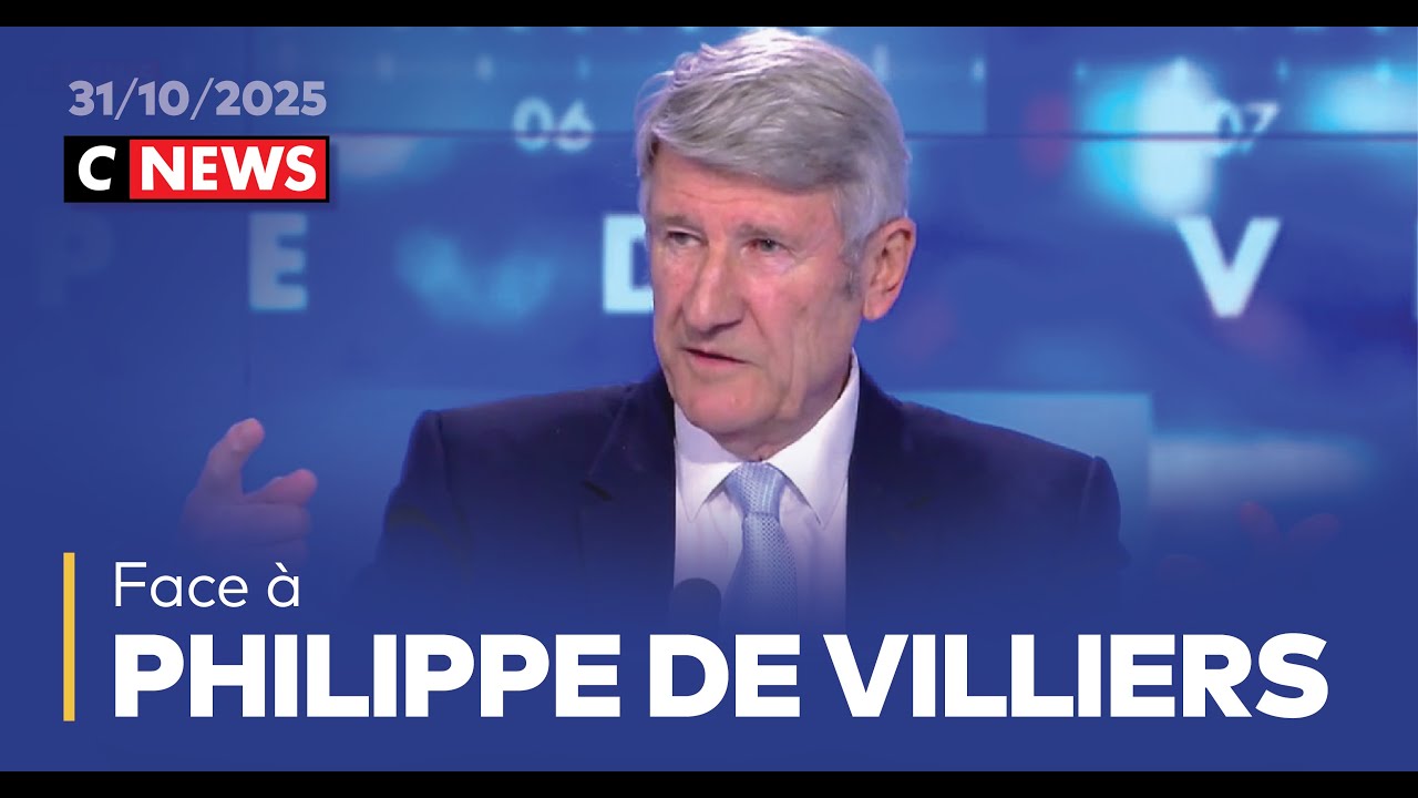 Face à Philippe de Villiers / 31 octobre 2025 (CNews)