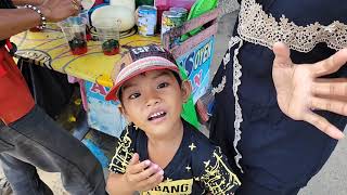 menyusurijalan Pasar Kalangan Desa Pipa Putih