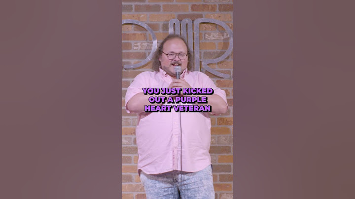 Purple heart vet gets kicked out #standup #comedy #crowdwork