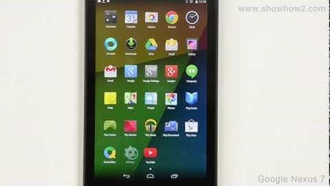 Google Nexus 7 - Connect WiFi