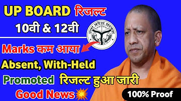UP board Result 2021 News Today | UP Board With Held, Absent, Promoted Result 2021, Result Date 2021
