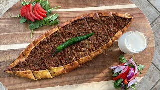 Turkish pide dough, عجينة پيدا التركية