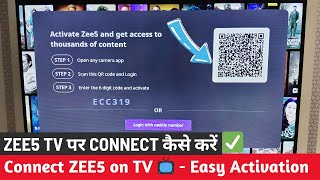 How To Connect & Activate ZEE5 On Your Android TV & Smart TV 📺🔗 | Step-by-Step Guide