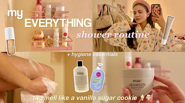 my EVERYTHING shower routine + hygiene essentials *how to smell good 24/7*
