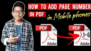 How To Add Page Numbers On Pdf In Mobile Phones | How To Gives Page number in Pdf in Andriod phones