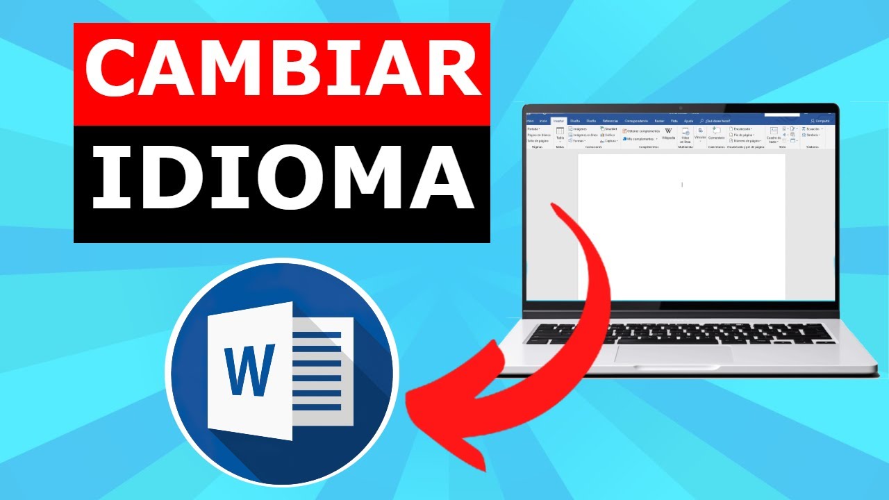 Como CAMBIAR el IDIOMA en WORD de INGLES a ESPAÑOL En UNA LAPTOP 😲