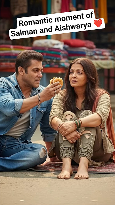 Salman Khan fed burger to Aishwarya Rai ❤️ #salmankhan #aishwarya #bollywood
